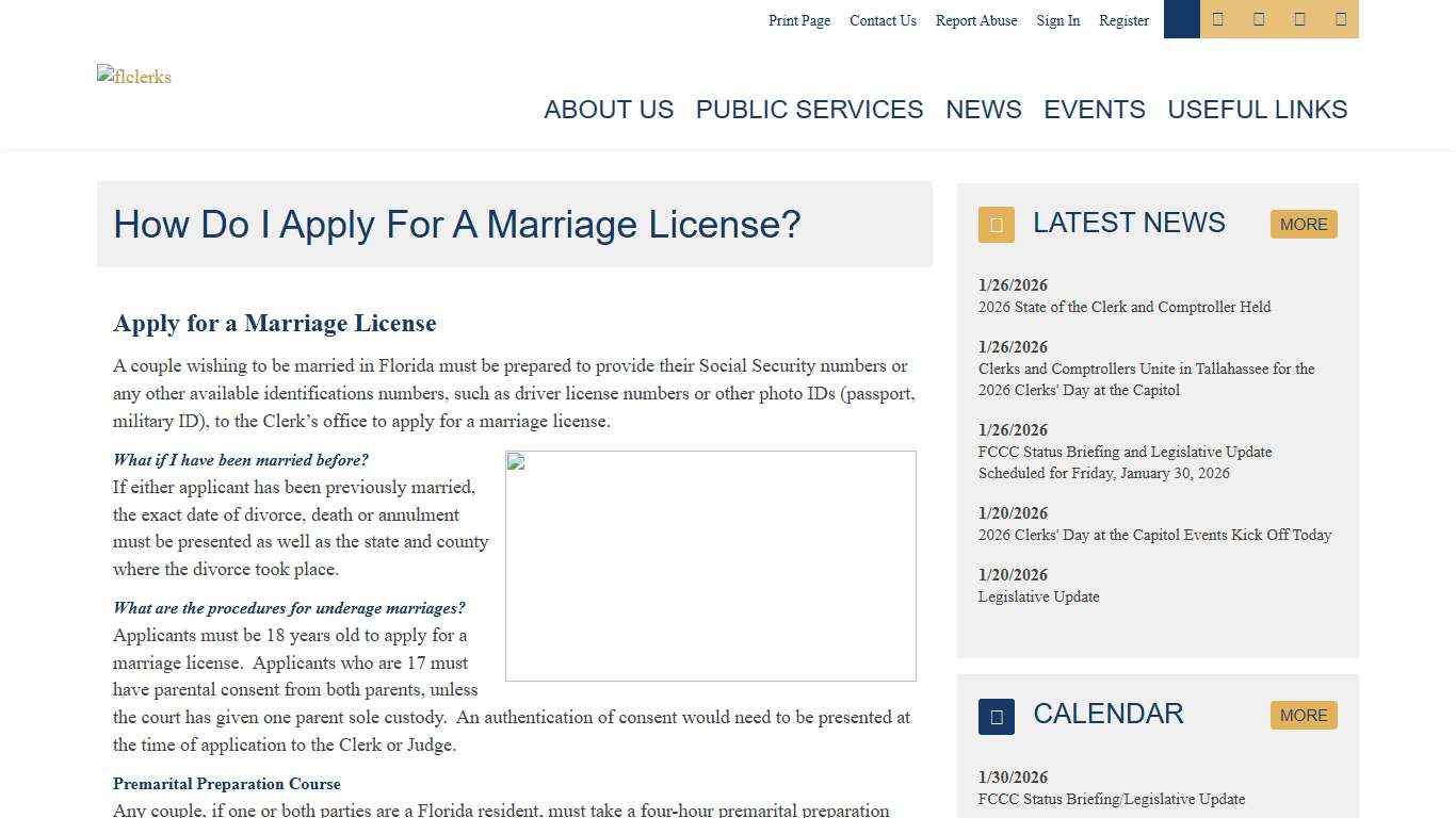 How Do I Apply For A Marriage License? - Florida Court Clerks & Comptrollers